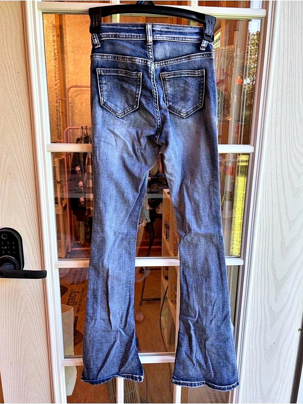Bamboo Flare Jeans in Blue Like New - Picture 2 of 2
